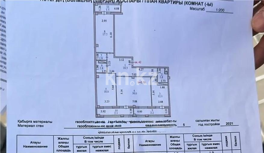 Продажа 3-комнатной квартиры, 110.6 м², ул. Е-321, дом  22 в Астане - фото 5