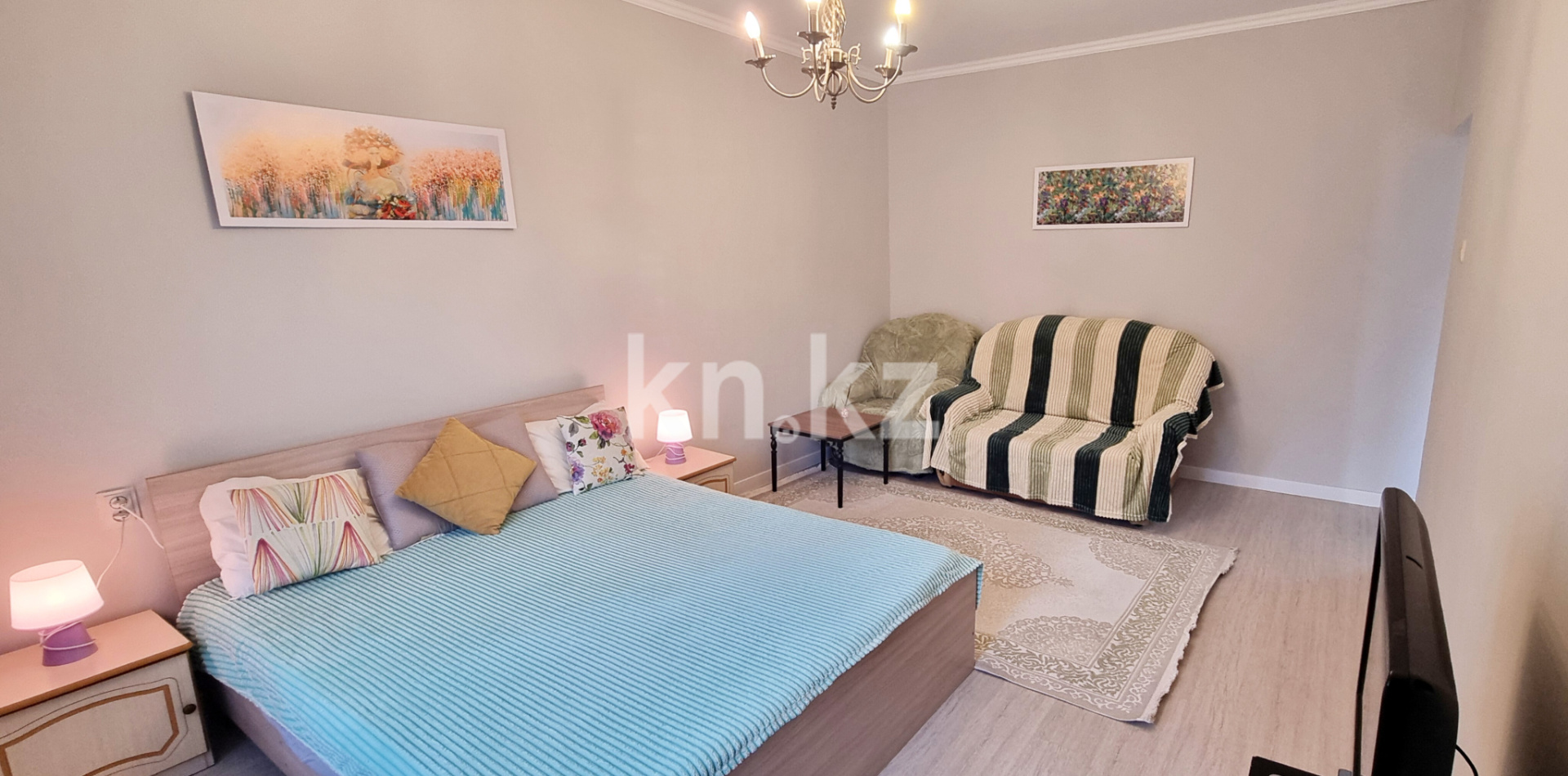 Аренда 1-комнатной квартиры посуточно, 39 м² в Алматы - фото 2