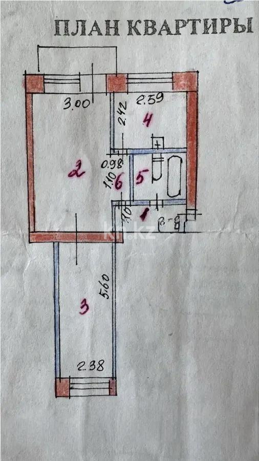 Продажа 2-комнатной квартиры, 43.5 м² в Астане - фото 3