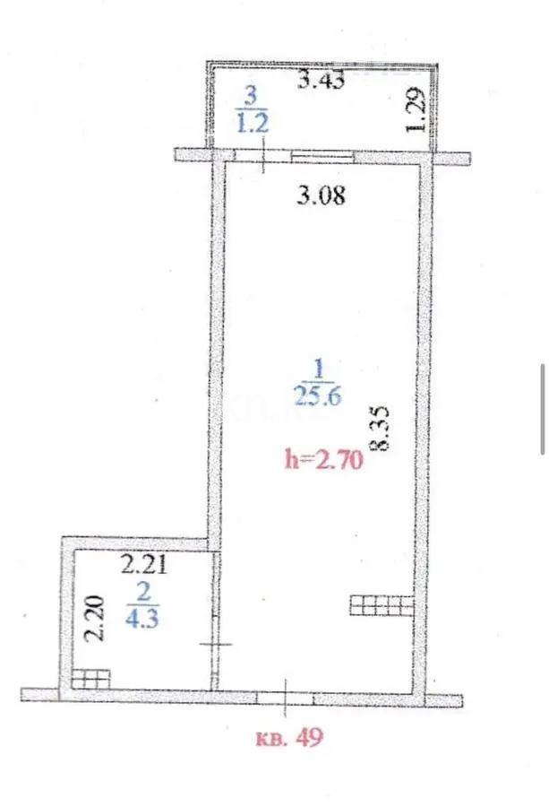 Продажа 1-комнатной квартиры, 32.2 м², мкр-н Шугыла, дом  340/35 в Алматы - фото 4