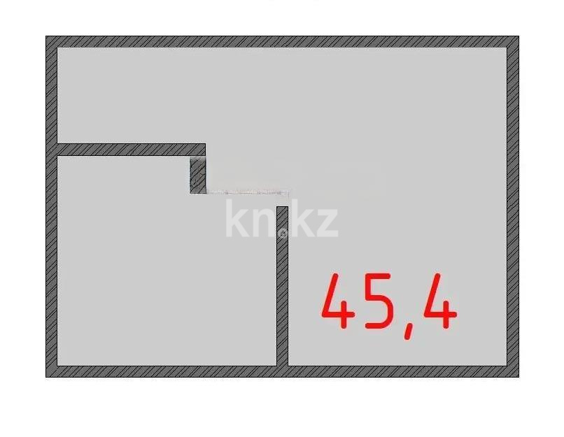 Продажа 2-комнатной квартиры, 45.4 м² в Алматы