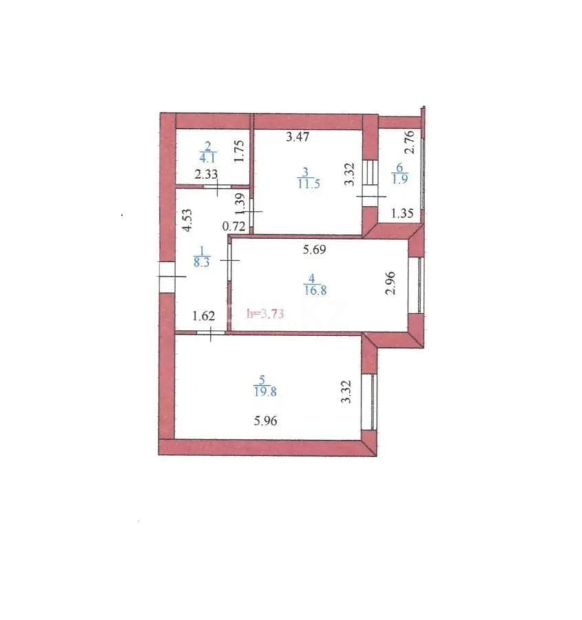 Продажа 2-комнатной квартиры, 62.4 м² в Астане - фото 6