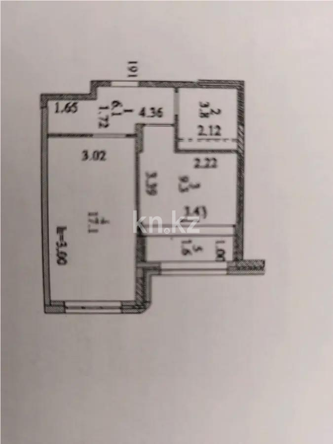 Продажа 1-комнатной квартиры, 37.9 м² в Астане