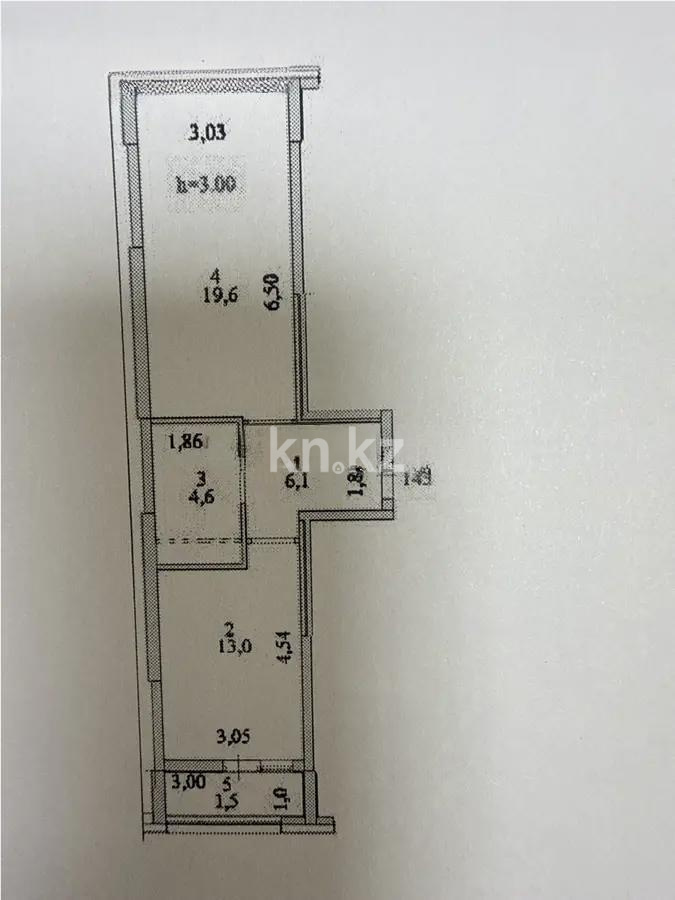 Продажа 1-комнатной квартиры, 45 м², ул. Е-429, дом  14/1 в Астане