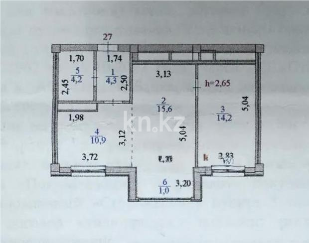 Продажа 2-комнатной квартиры, 50.2 м² в Астане - фото 12