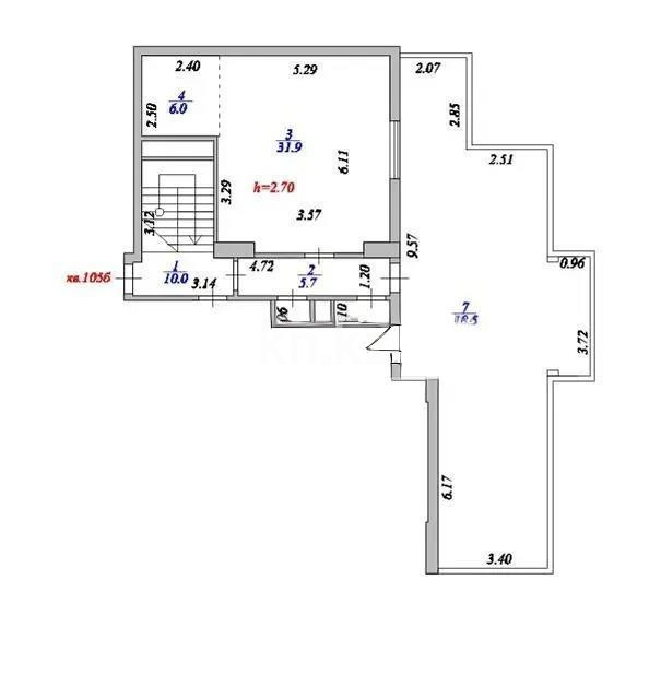 Продажа 1-комнатной квартиры, 72.9 м² в Астане - фото 4
