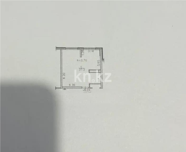 Продажа 1-комнатной квартиры, 37.2 м² в Алматы