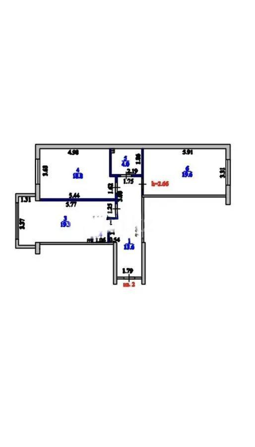 Продажа 2-комнатной квартиры, 76.7 м² в Алматы - фото 5