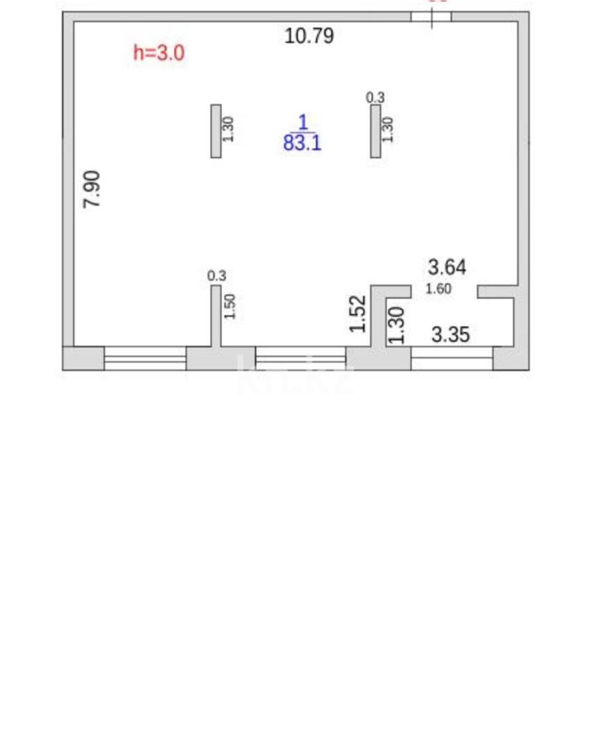Продажа 3-комнатной квартиры, 83 м² в Караганде