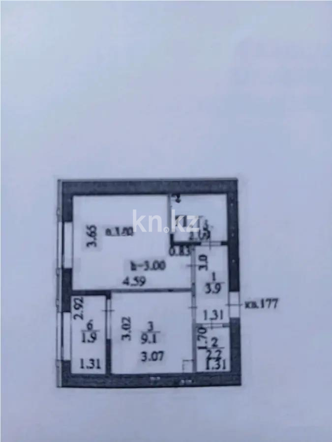 Продажа 1-комнатной квартиры, 35.9 м² в Астане - фото 2