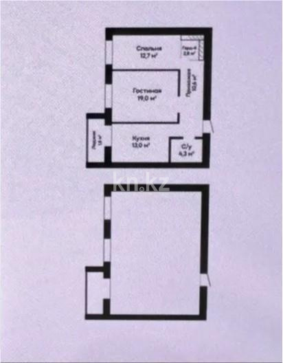 Продажа 2-комнатной квартиры, 64 м² в Караганде