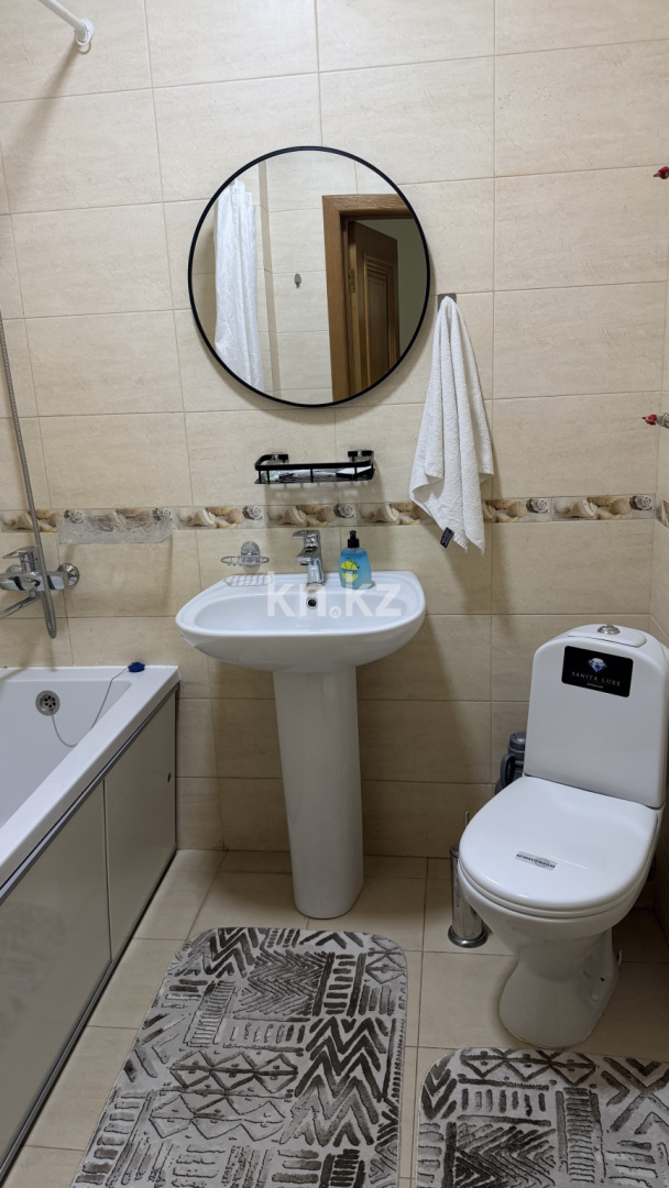 Аренда 3-комнатной квартиры посуточно, 75 м² в Астане - фото 12