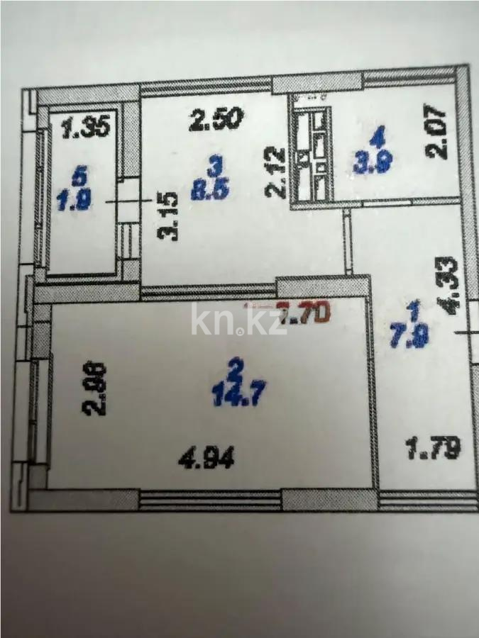 Продажа 1-комнатной квартиры, 38 м², ул. Шаймерденова, дом  4/1 в Астане