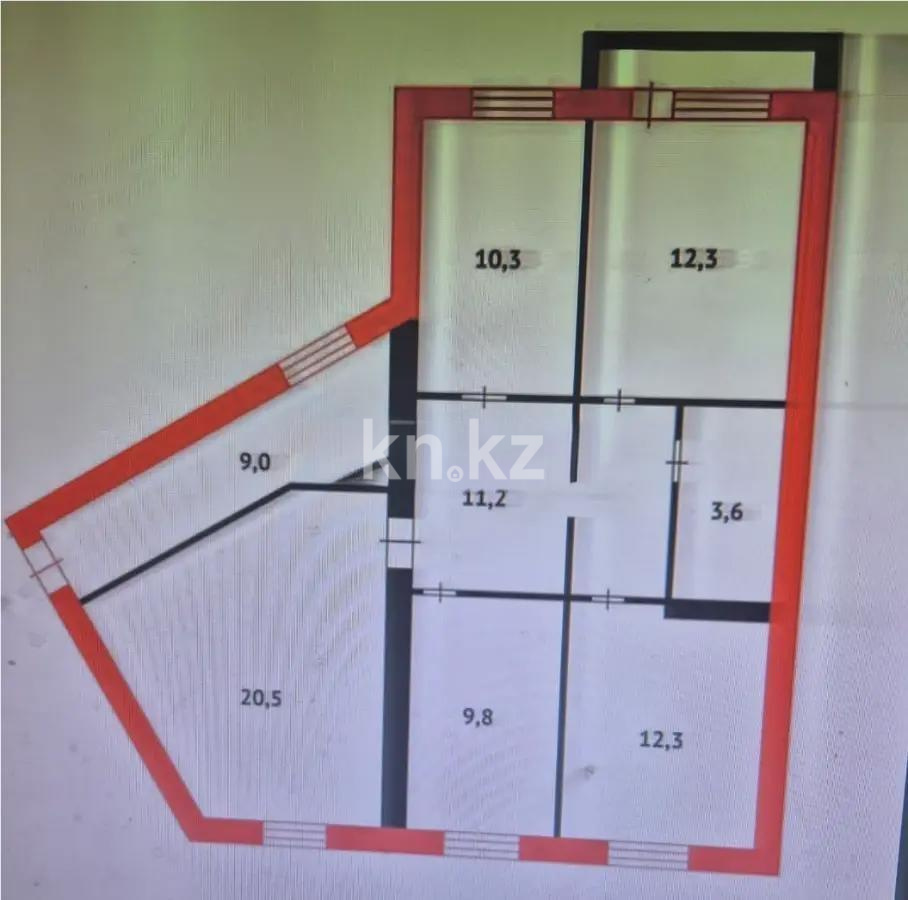 Продажа 4-комнатной квартиры, 91 м², мкр-н 8, дом  133 в Темиртау