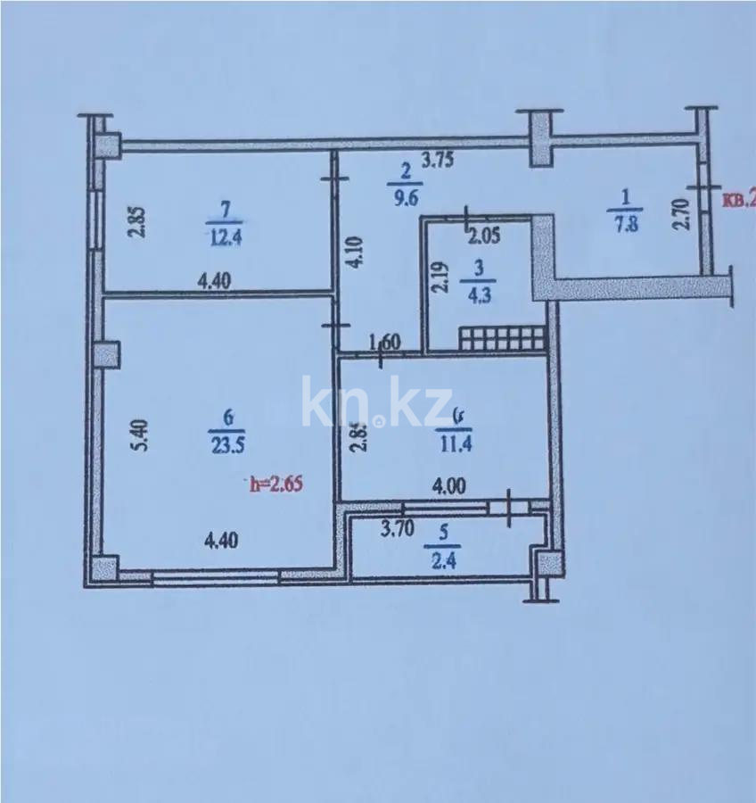 Продажа 2-комнатной квартиры, 71.5 м², мкр-н Шугыла, дом  340/4 в Алматы - фото 11