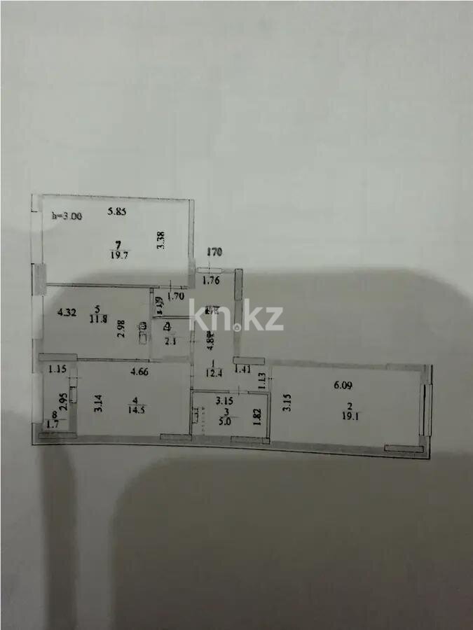 Продажа 3-комнатной квартиры, 86.3 м² в Астане - фото 6