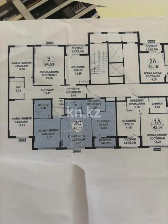 Продажа 2-комнатной квартиры, 65 м², пр. Туран, дом  39/2 стр в Астане - фото 2