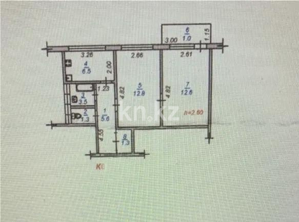 Продажа 2-комнатной квартиры, 45 м² в Алматы - фото 3