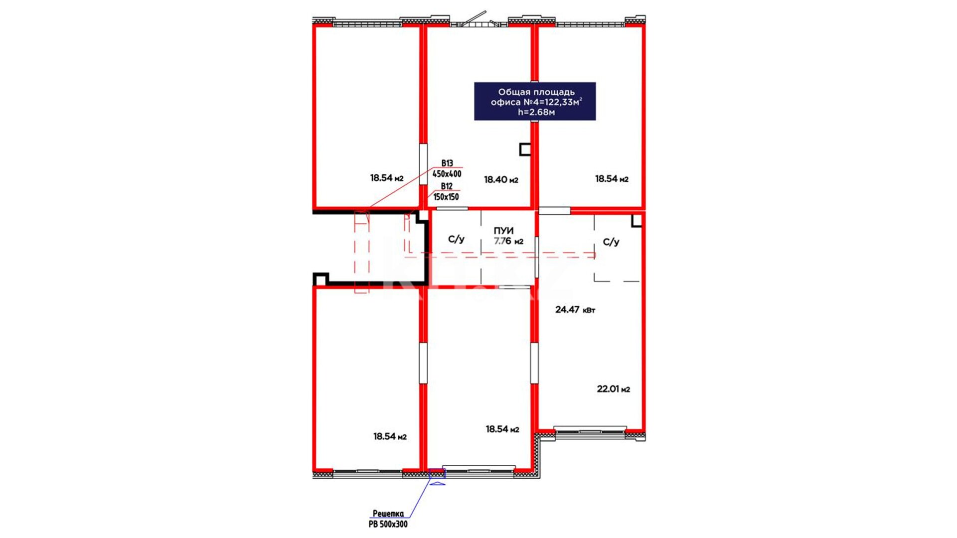 ЖК Yrysty, цена 106 427 100 ₸, 870 000 ₸&nbsp;/&nbsp;м²