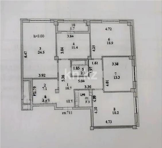 Продажа 4-комнатной квартиры, 116.8 м² в Астане - фото 4