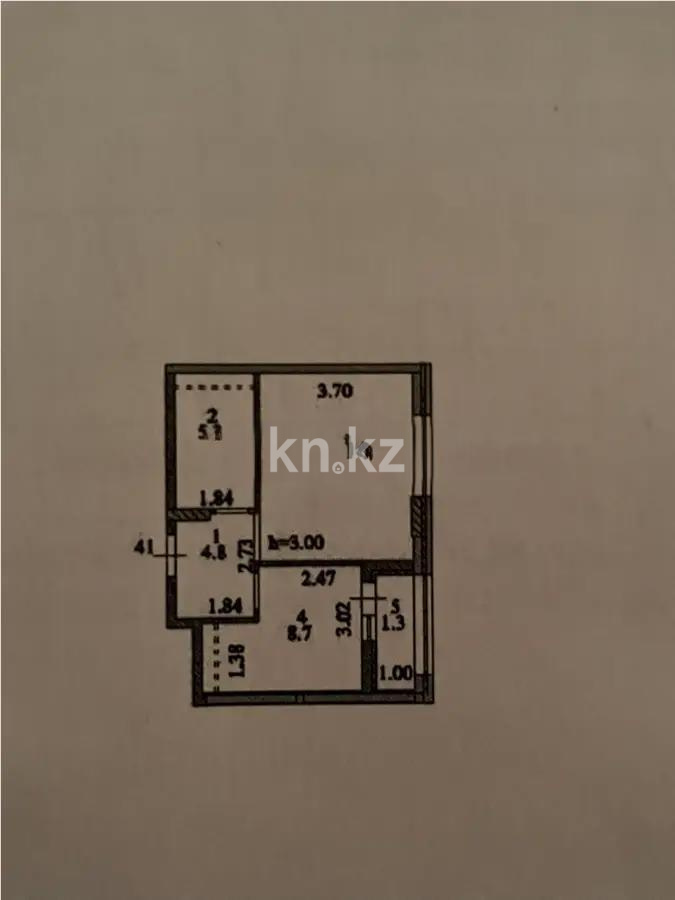 Продажа 1-комнатной квартиры, 37.1 м² в Астане - фото 4