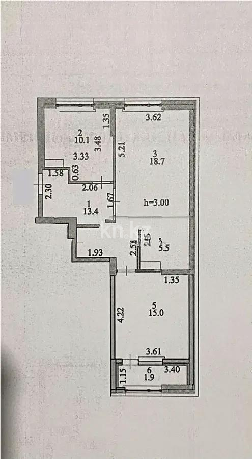 Продажа 2-комнатной квартиры, 65 м², ул. Е-36, дом  5 в Астане - фото 4