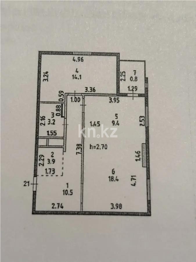 Продажа 3-комнатной квартиры, 60 м² в Астане - фото 5
