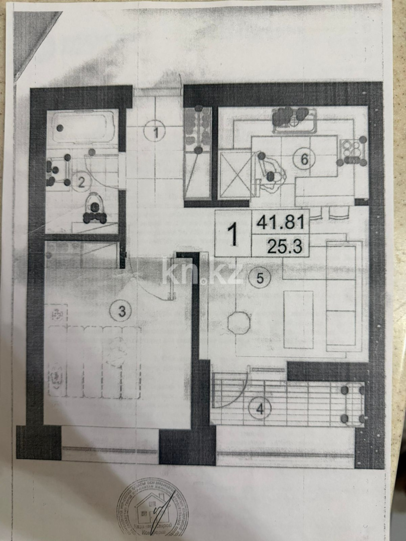 Продажа 2-комнатной квартиры, 42 м² в Астане - фото 19