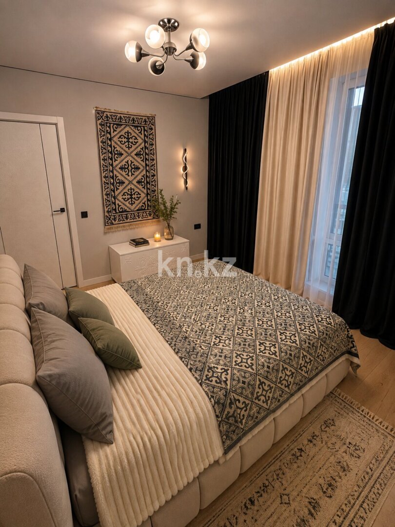 Аренда 3-комнатной квартиры посуточно, 55 м² в Алматы - фото 7