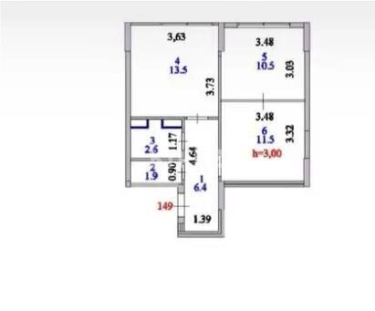 Продажа 2-комнатной квартиры, 46.4 м² в Астане - фото 7