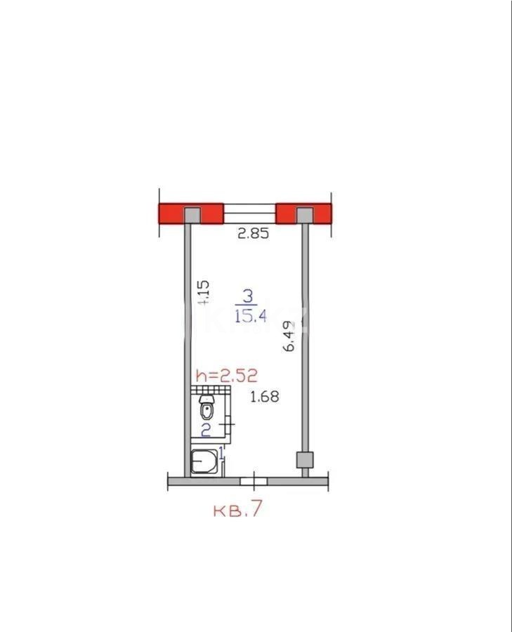Продажа 1-комнатной квартиры, 18 м² в Алматы - фото 5