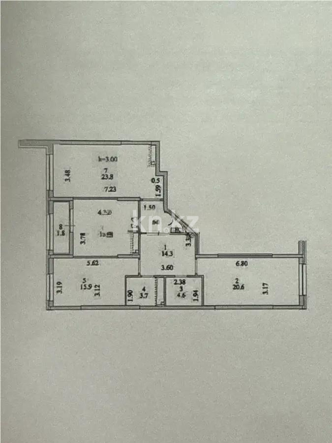 Продажа 3-комнатной квартиры, 100 м² в Астане