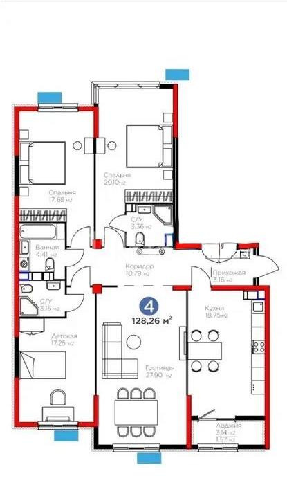 Продажа 4-комнатной квартиры, 130 м², ул. Торекулова, дом  93 в Алматы - фото 6