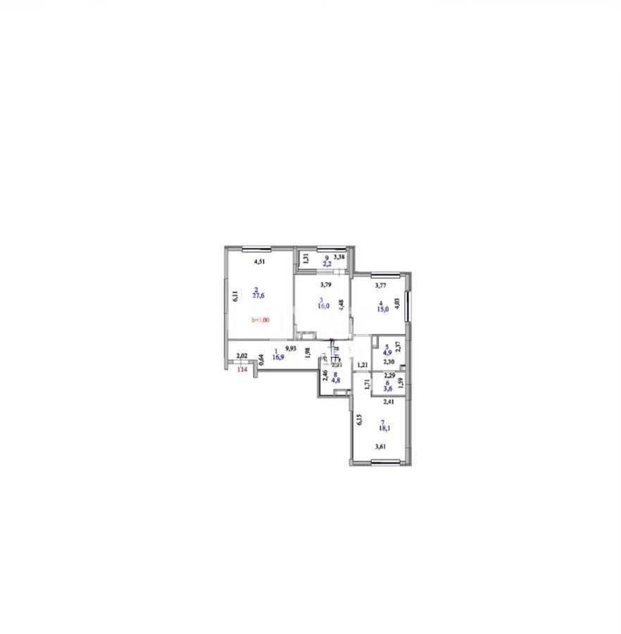 Продажа 3-комнатной квартиры, 109.1 м² в Астане - фото 5