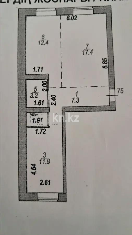 Продажа 2-комнатной квартиры, 53 м² в Астане - фото 6