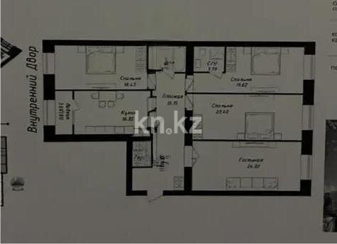 Продажа 4-комнатной квартиры, 131.1 м² в Астане
