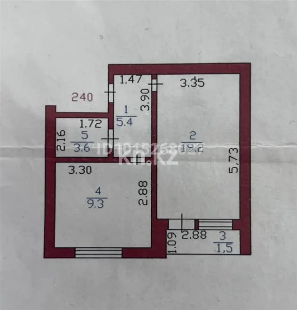 Продажа 1-комнатной квартиры, 39 м² в Астане - фото 9