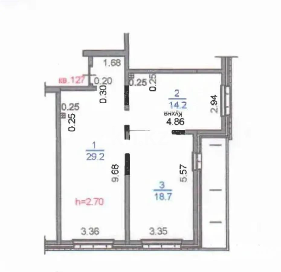 Продажа 3-комнатной квартиры, 62 м², мкр. Думан-2, дом  61 в Алматы - фото 5