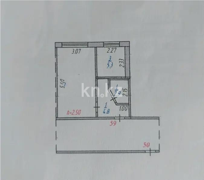 Продажа 1-комнатной квартиры, 30 м² в Темиртау - фото 3