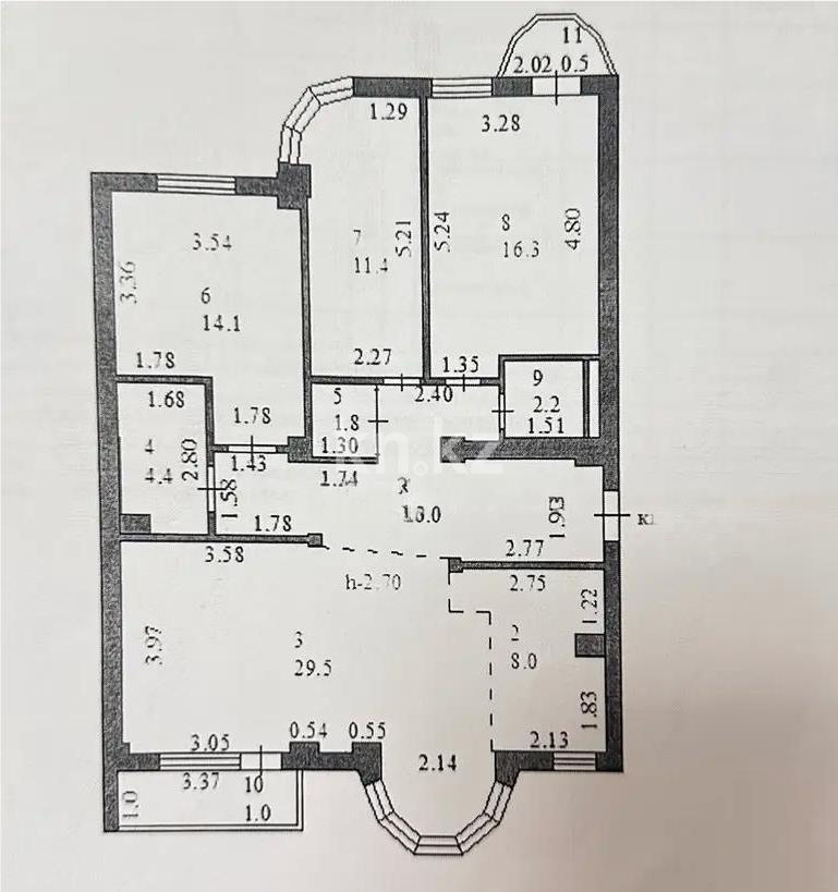 Продажа 4-комнатной квартиры, 105.2 м² в Астане - фото 9