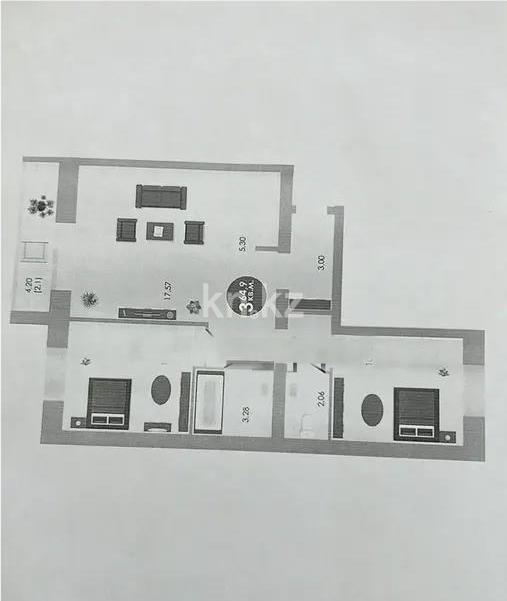 Продажа 3-комнатной квартиры, 65 м², ул. Е-1, дом  2а в Астане