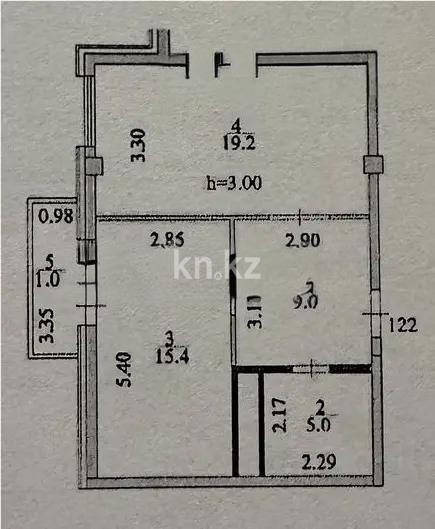 Продажа 1-комнатной квартиры, 50 м² в Астане