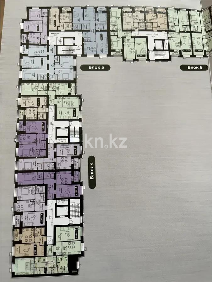 Продажа 2-комнатной квартиры, 38 м² в Астане