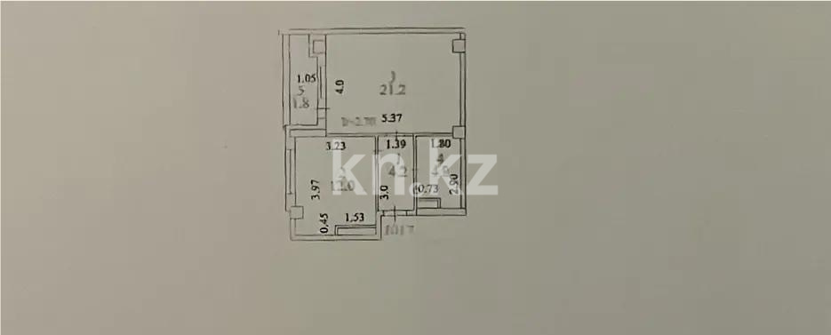 Продажа 1-комнатной квартиры, 45 м² в Астане