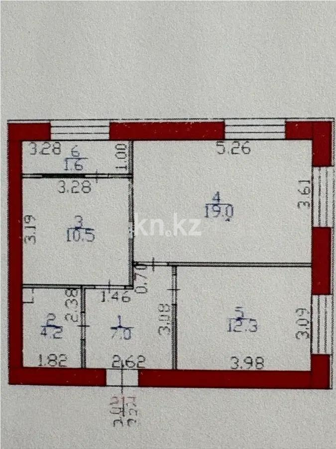 Продажа 2-комнатной квартиры, 55 м² в Астане