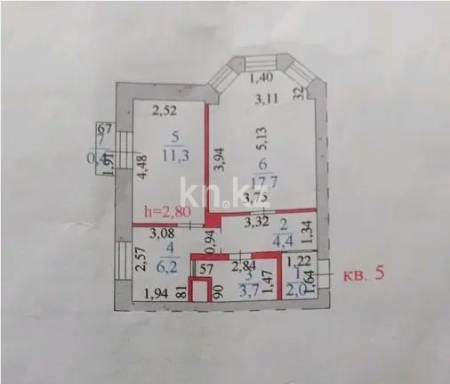 Продажа 2-комнатной квартиры, 46 м² в Астане - фото 5