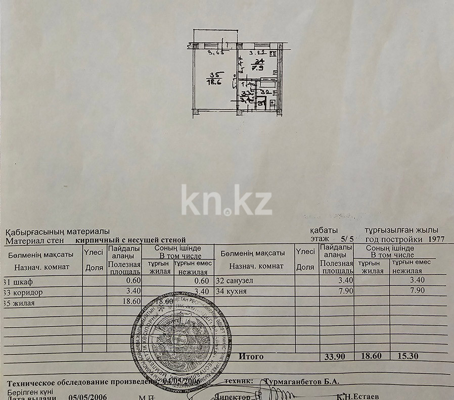 Продажа 1-комнатной квартиры, 18 м², ул. Навои, дом  310 в Алматы - фото 4