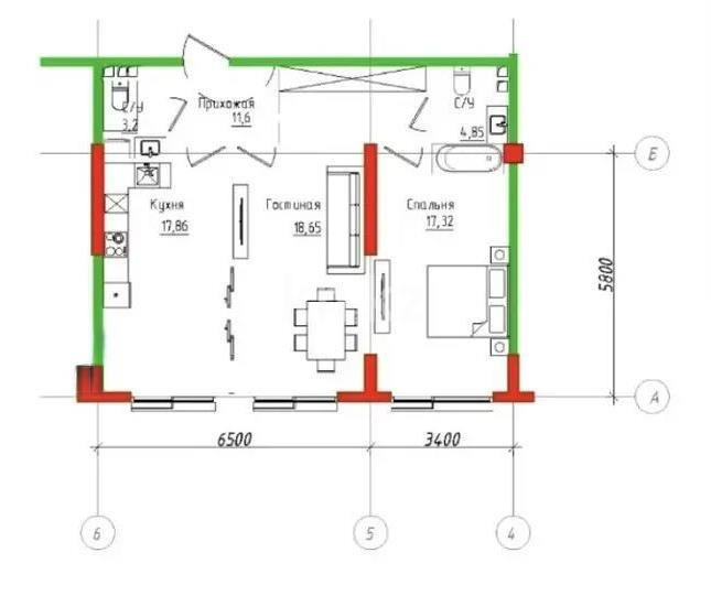 Продажа 3-комнатной квартиры, 74 м² в Алматы