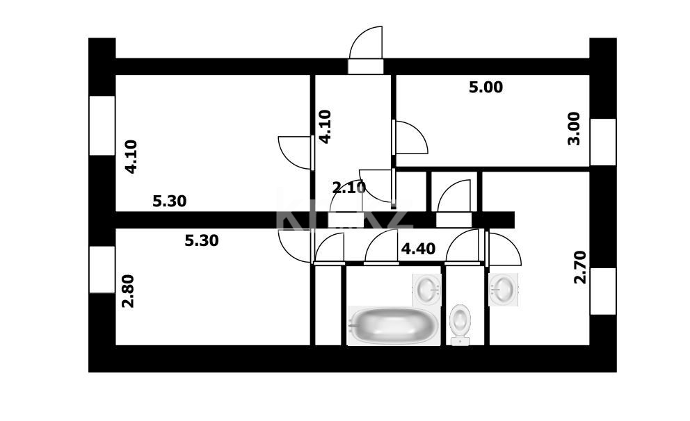 Продажа 3-комнатной квартиры, 85.3 м² в Усть-Каменогорске - фото 15