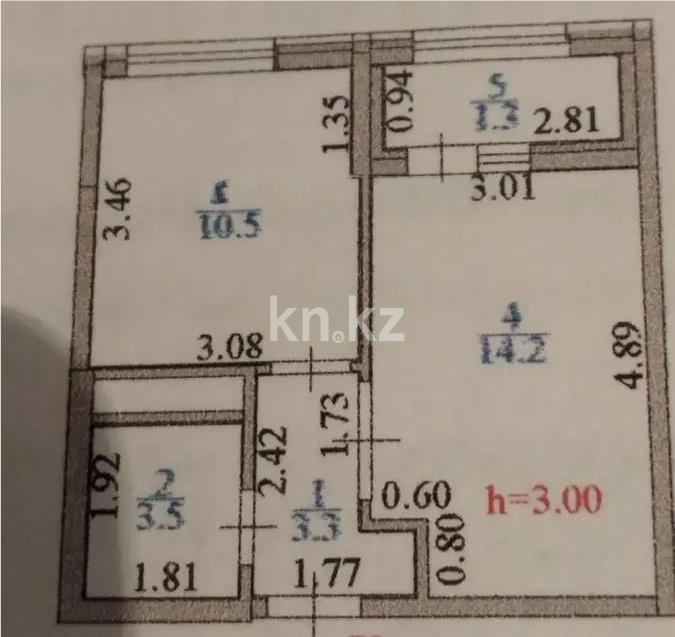 Продажа 1-комнатной квартиры, 32.8 м² в Астане - фото 4